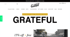 Desktop Screenshot of gratefulapparel.com